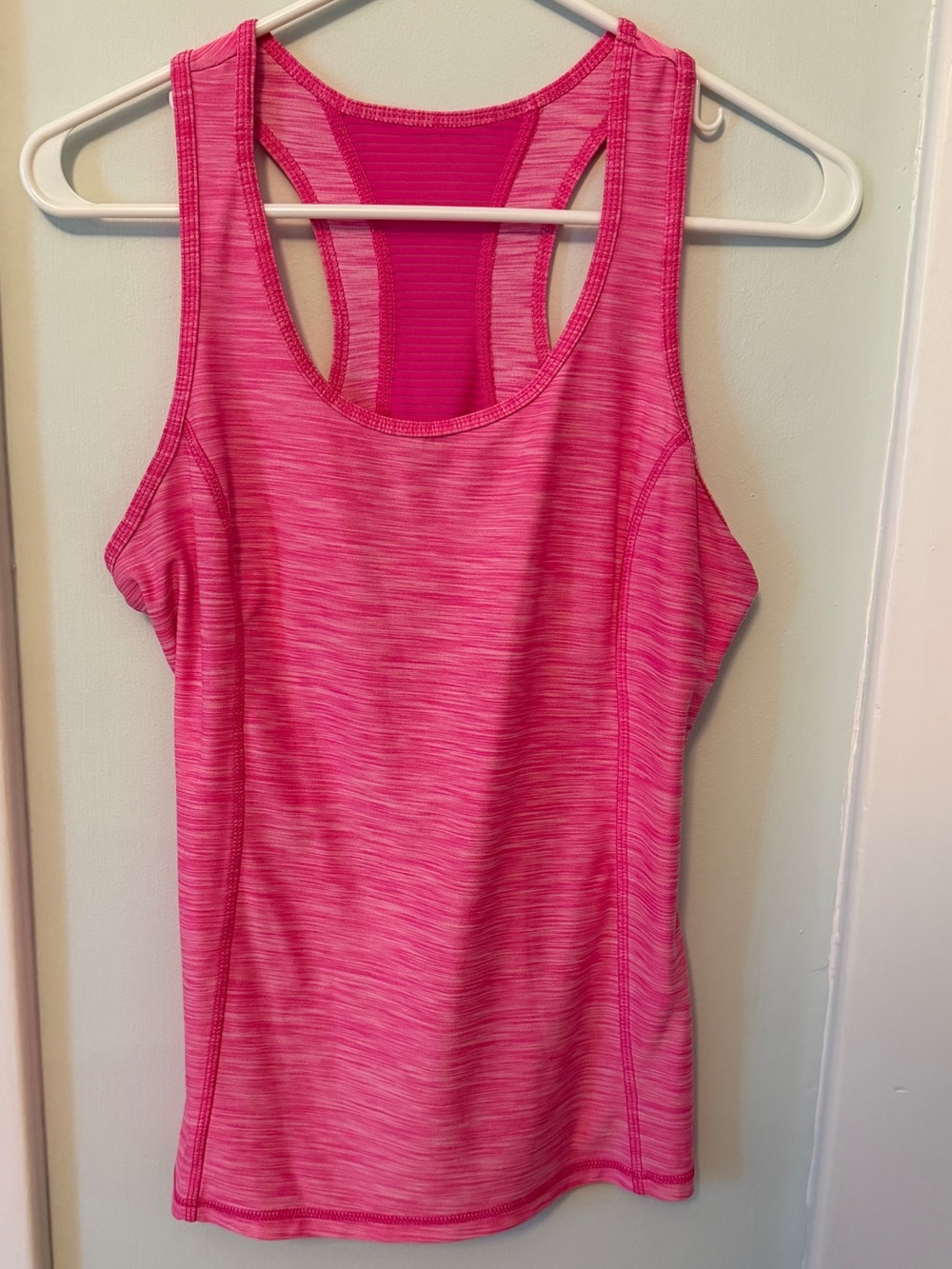 Dansko women’s Pink Active Racerback Tank Top, activewear, size 8/medium #0024